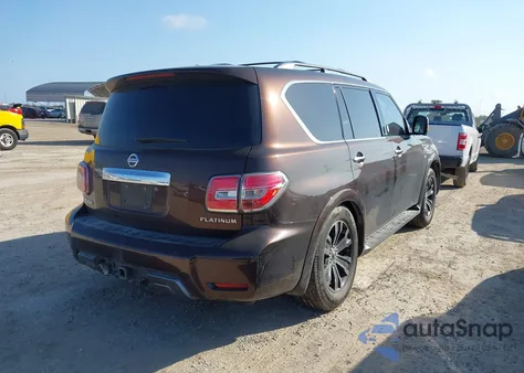 2019 Nissan Armada Platinum из США, поврежденный, VIN JN8AY2NF2K9352862